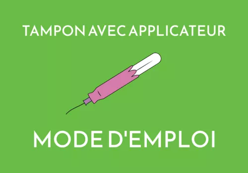 Comment mettre un tampon avec applicateur ?